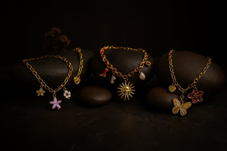 Colliers en acier inoxydable colorés.