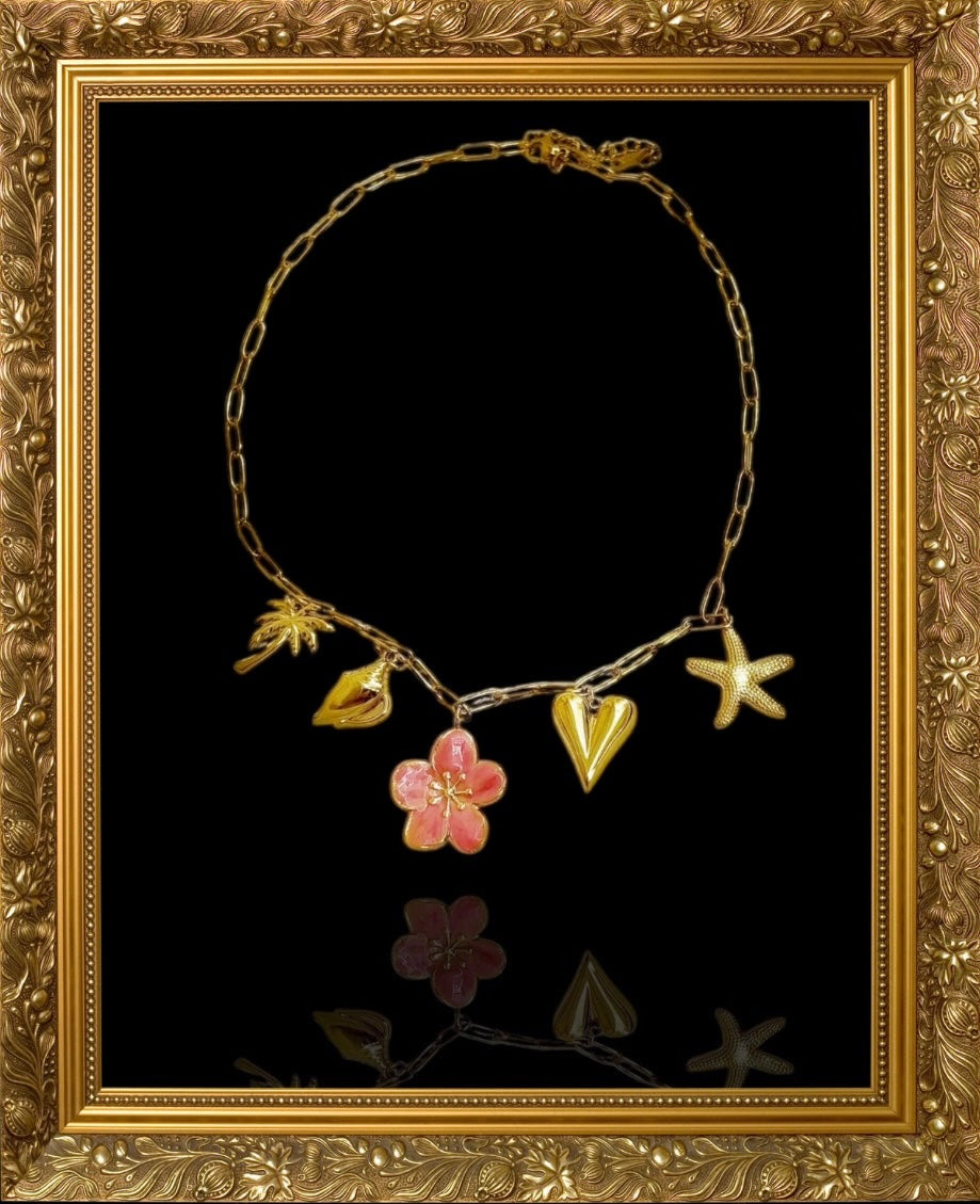 Collier "Rosée Dorée"