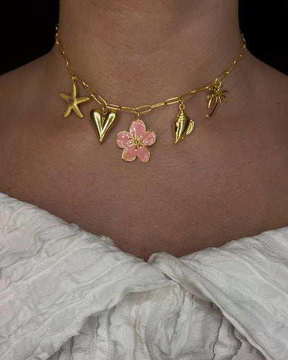 Collier "Rosée Dorée"