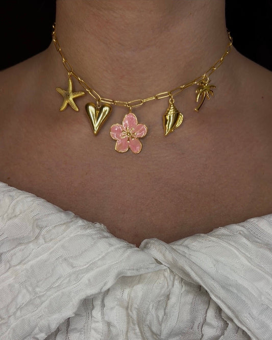 Collier "Rosée Dorée"