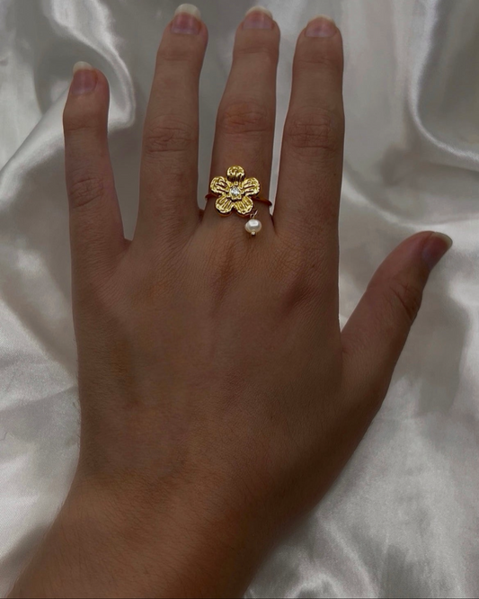 Bague "Larme d'Été"