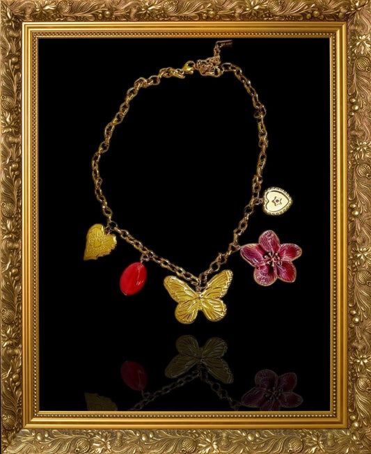 Collier "Mélodie Pourpre"