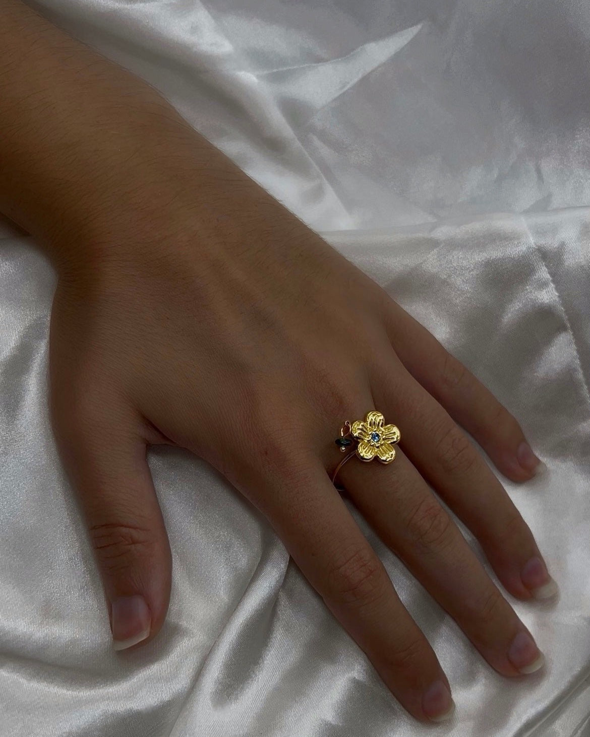 Bague "Larme d'Été"