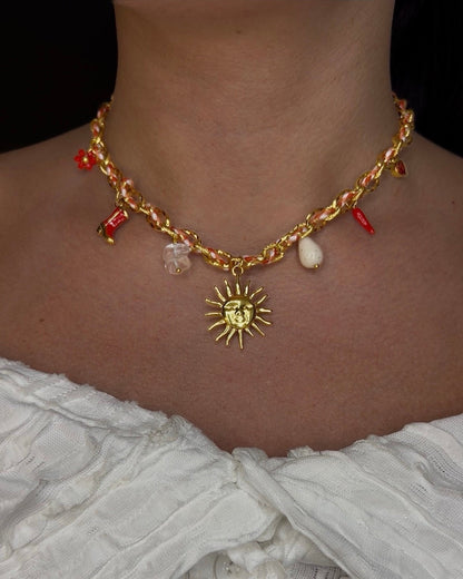 Collier "Aura Incandescente"