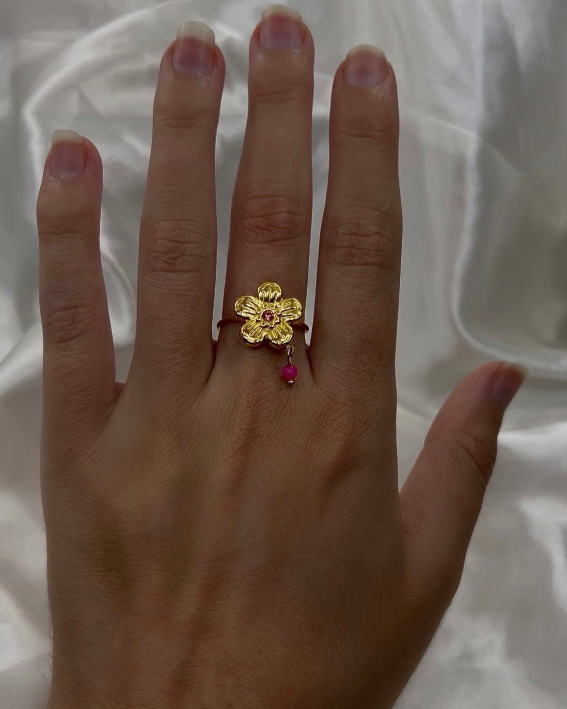 Bague "Larme d'Été"