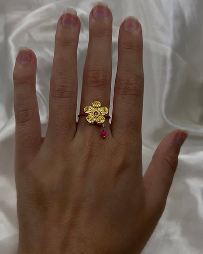 Bague "Larme d'Été"