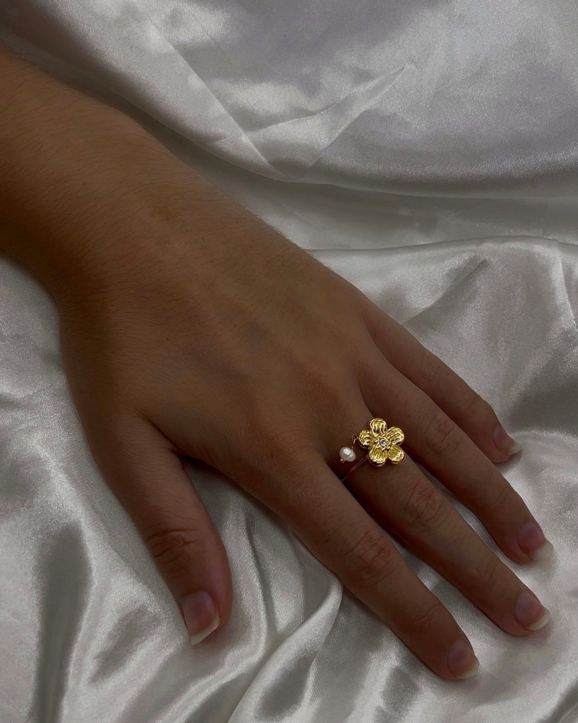 Bague "Larme d'Été"