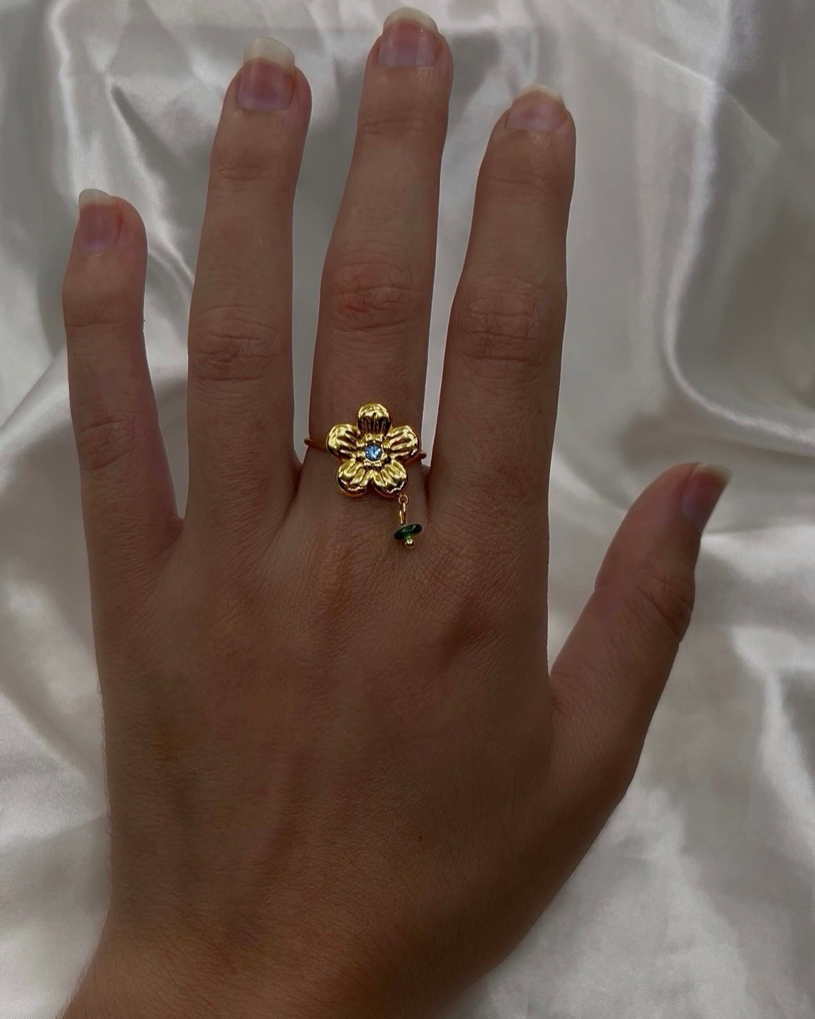 Bague "Larme d'Été"